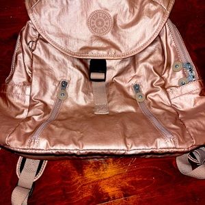 Rose Gold Kippling bag
